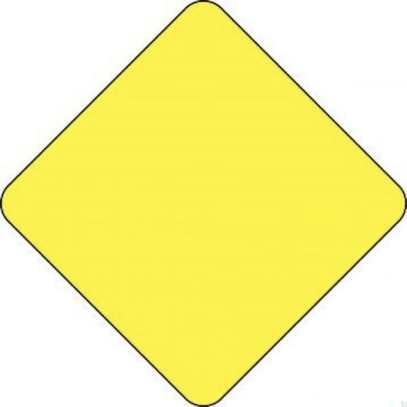 Accuform Object Markers, Engineer Grade Reflective Aluminum, 18 in x 18 in FRW835RA